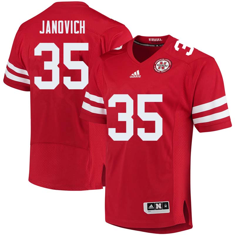 Men #35 Andy Janovich Nebraska Cornhuskers College Football Jerseys Sale-Red